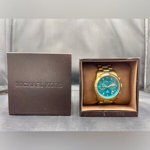 MICHAEL KORS Watch Hunger Stop Runway Gold-Tone Watch MK5815